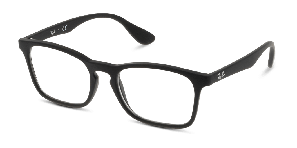 Ray-Ban RX7074 5364 férfi téglalap alakú és fekete színű szemüveg