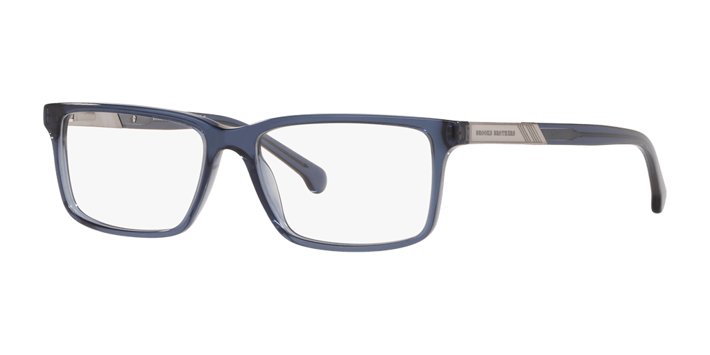 Brooks Brothers BB2019 6134 férfi téglalap alakú és transzparens színű szemüveg