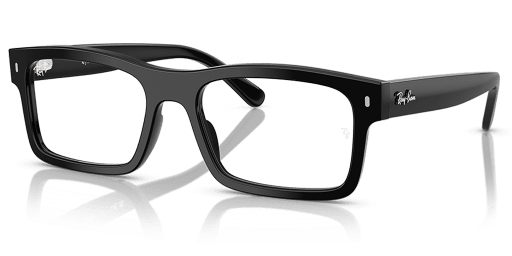 Ray-Ban 0RX5435 férfi téglalap alakú és fekete színű szemüveg