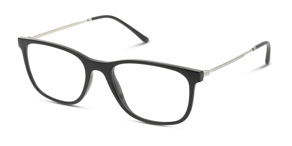 Ray-Ban 0RX7244 férfi négyzet alakú és fekete színű szemüveg