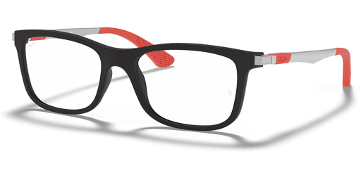 Ray-Ban 0RY1549 gyermek négyzet alakú és fekete színű szemüveg