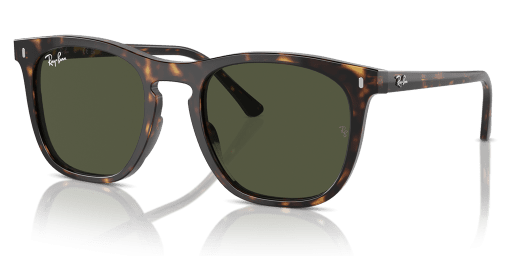 Ray-Ban 0RB2210 férfi négyzet alakú és havana színű napszemüveg