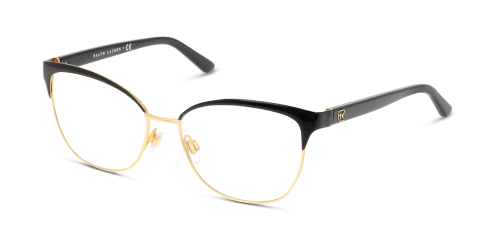 Ralph Lauren RL5099 9003 női macskaszem alakú és fekete színű szemüveg