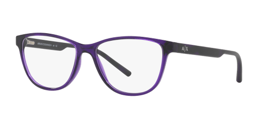 Armani Exchange AX3047 8236 női macskaszem alakú és transzparens színű szemüveg