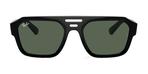 Ray-Ban RB4397 667771 férfi különleges alakú és fekete színű napszemüveg