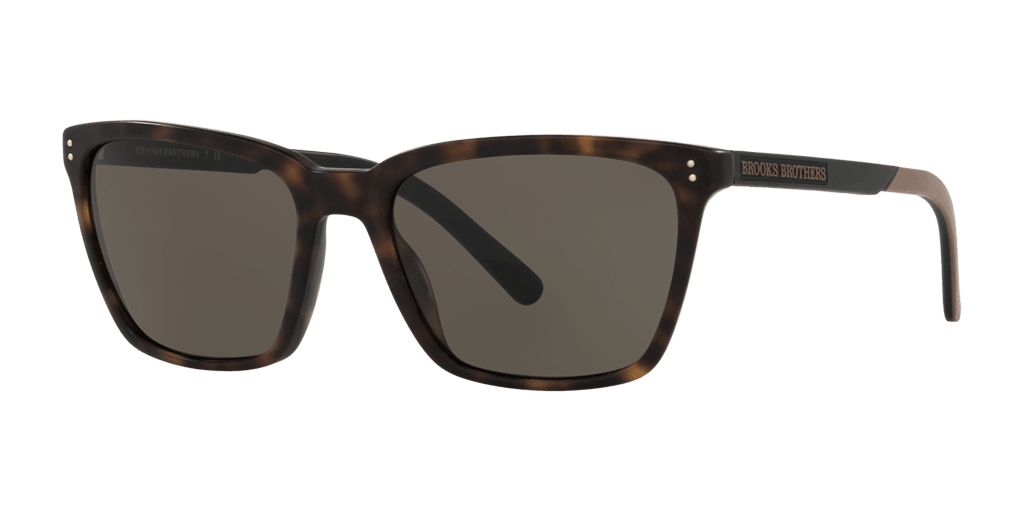 Brooks Brothers BB5043 60013 férfi négyzet alakú és fekete színű napszemüveg
