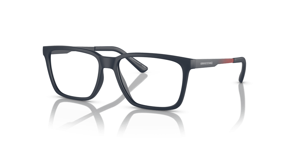 Armani Exchange AX3103 8181 férfi téglalap alakú és kék színű szemüveg