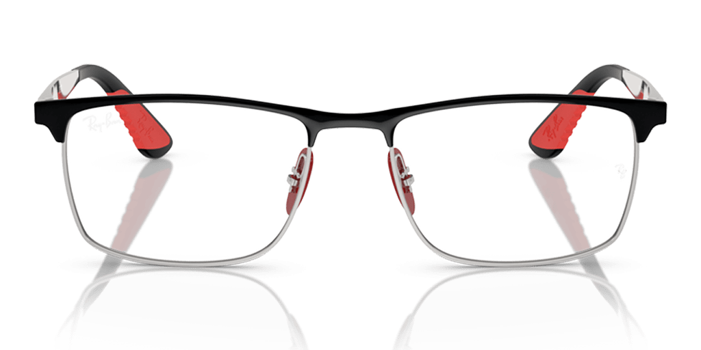 Ray-Ban 0RX6516M férfi téglalap alakú és fekete színű szemüveg