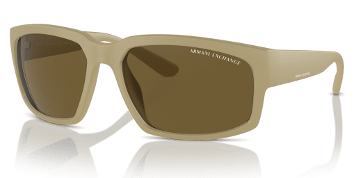 Armani Exchange 0AX4142SU férfi téglalap alakú és bézs színű napszemüveg