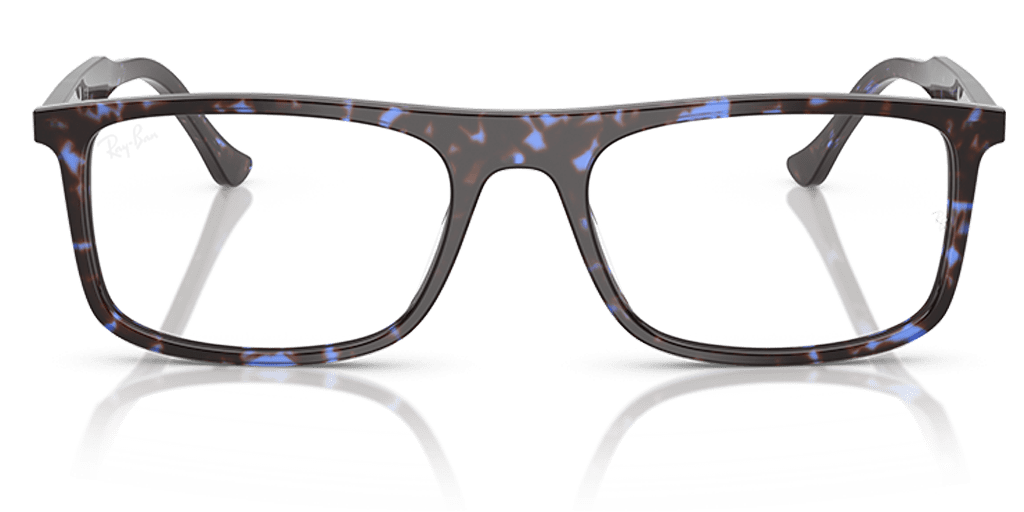 Ray-Ban 0RX5440 férfi téglalap alakú és havana színű szemüveg