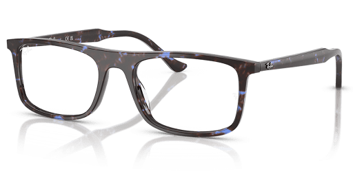 Ray-Ban 0RX5440 férfi téglalap alakú és havana színű szemüveg