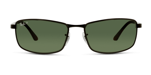 Ray-Ban RB3498 002/9A férfi téglalap alakú és fekete színű napszemüveg
