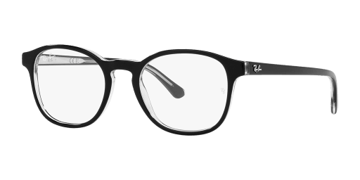 Ray-Ban RX5417 2034 női pantó alakú és fekete színű szemüveg